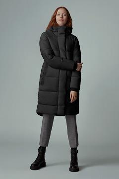 Chamarras Canada Goose Mujer Mexico - Byward Abrigos Black Label Negros LF3956724